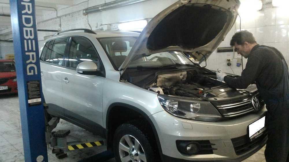 ТО сброс межсервисного интервала VOLKSWAGEN Tiguan