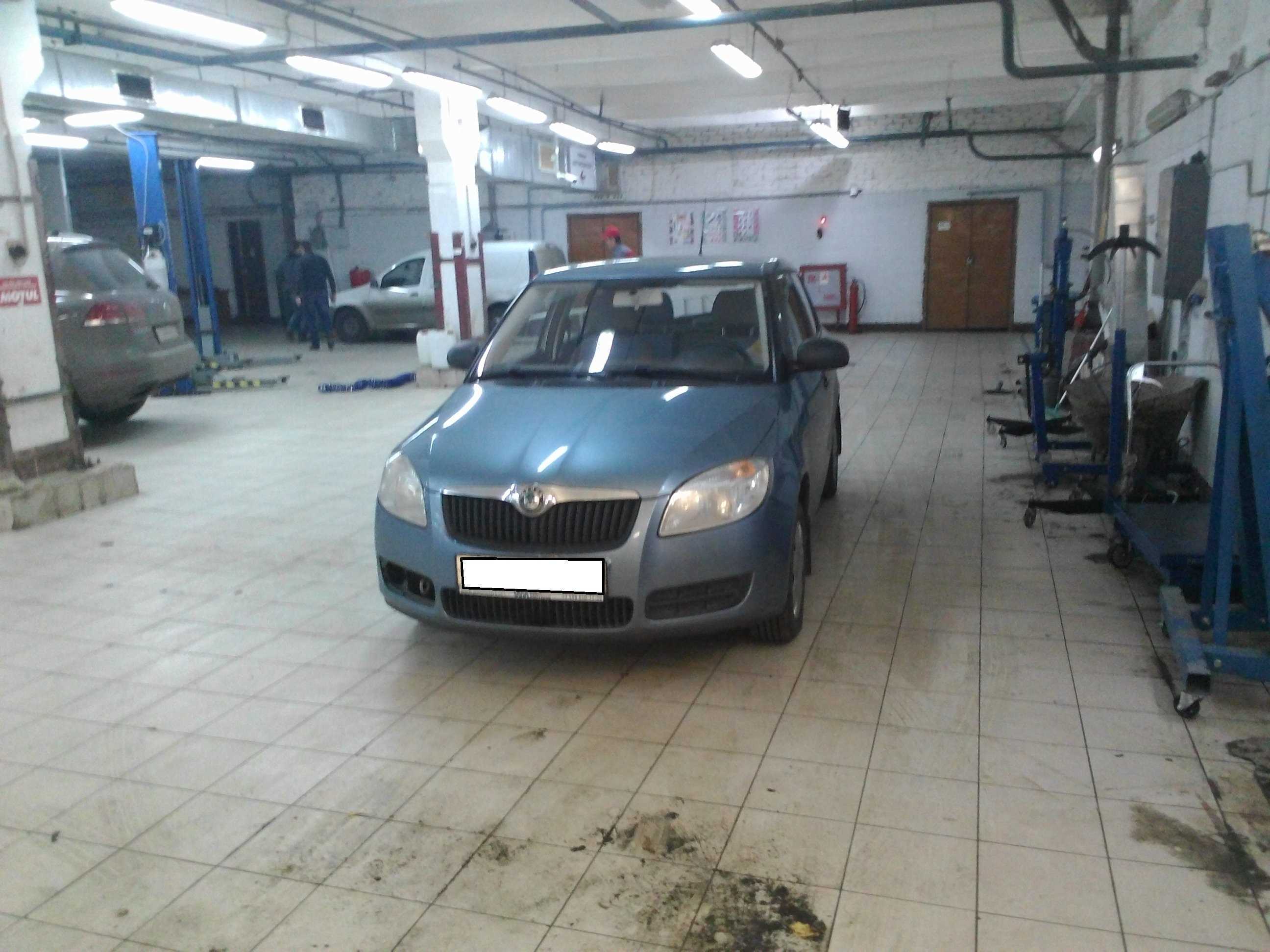 Замена мотора отопителя салона SKODA Fabia