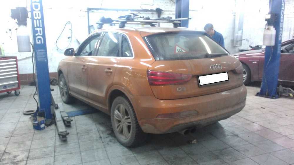 Замена опорных подшипников и стойки стабилизатора AUDI Q3 - фото 3